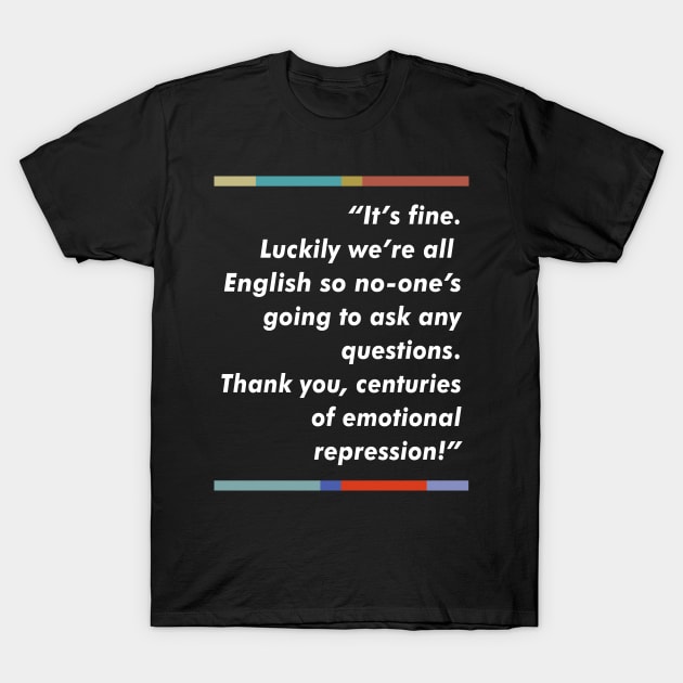 Peep Show //// Fan Art Typographic Quote T-Shirt by DankFutura